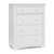 Graco Hadley 4-drawer Classic Vertical Dresser White Finish