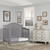 Dream On Me Ella 5 In 1 Convertible Crib, Storm Grey