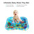 Abanopi Inflatable Baby Water Mat Infant Tummy Time Playmat With Squeaky Button Toddler Fun Activity Center Kids Toys For