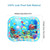 Abanopi Inflatable Baby Water Mat Infant Tummy Time Playmat With Squeaky Button Toddler Fun Activity Center Kids Toys For