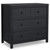 Delta Children Cambridge Mix And Match 3 Drawer Dresser - Rustic Ebony