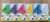 Dallies #4 Birthday Candle W/pick, Assorted Colors With Polka Dots Or Glitter, 1.8 In, 1ct
