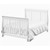 6-drawer Double Dresser And Baby Crib With Changing Table Set In Pure White