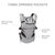 Contours Journey 5-position Adjustable Baby Carrier, Gray, One-size
