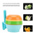 Cooking 9pcs/set Baby Food  Grinder Manual Food Grinding Bowl Baby Puree Making Tool (blue)