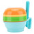 Cooking 9pcs/set Baby Food  Grinder Manual Food Grinding Bowl Baby Puree Making Tool (blue)