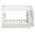 Twin Over Full Bunk Beds With Stairs, Drawers, Storage And Safety Guard Rail, For Bedroom, Dorm, For Kids, Adults, White