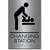 Changing Station Men Sign-steel / Black (2 Units)