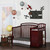 Dream On Me Casco 4-in-1 Mini Crib And Dressing Table, Cherry