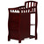 Dream On Me Casco 4-in-1 Mini Crib And Dressing Table, Cherry