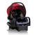 Evenflo Pivot Baby Stroller And Safemax Infant Car Seat Travel System, Red