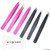 Tweezers Slant/pointed/flat - High Precision - Pluck Eyebrows, Apply Fake Eyelashes, Remove Facial/body / Ingrown Hair - Essential Beauty & Personal Care Tool - Pink And Black, 2 Sets