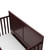 Storkcraft Alpine 5-in-1 Convertible Baby Crib Espresso