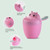 Huoge Baby Shampoo Rinser Durable Cartoons Baby Bath Wash Hair Cup