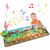 Wupuaait Baby Musical Crawling Animal Mat, Dinosaur Piano Carpet Playmat For 2-9 Y Boys And Girls