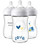 Philips Avent Natural Baby Bottle With Blue Elephant Design, 9oz, 3pk, Scf669/37