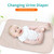 , Waterproof Changing Urine   For Travel Use For 0-3 Years Old For Baby Home