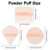 Hequsigns 20pcs Pure Cotton Powder Puff Set, Face Triangle Makeup Puff, Soft Cosmetic Foundation Sponges For Blending, Wet And Dry