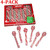 Candy Cane Spoons, Peppermint Flavored, (1) Box (2.54 Oz, 4-pack)