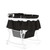 Dream On Me Lacy, Portable 2-in-1 Bassinet And Cradle In Black