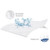 Playard Mattress Cover -for Square Play Yard, Perfect For New Room2 / Totbloc Portable Playard, Waterproof, Ultra Soft, Fitted Playpen Mattress Cover, White