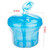 Qmyliery Portable Baby Milk Powder Formula Dispenser Feeding Food Container Storage Box