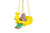 Creative Cedar Designs Yellow Snail Swing For Child 6 Months To 3 Years