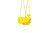 Creative Cedar Designs Yellow Snail Swing For Child 6 Months To 3 Years
