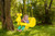 Creative Cedar Designs Yellow Snail Swing For Child 6 Months To 3 Years