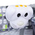 Costway Foldable Travel Baby Playpen Crib Infant Bassinet Bed Mosquito Net Music W/ Bag Grey