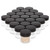 24 Pack 2 Oz Empty Small Glass Jars With Black Lids, Clear Lotion Storage Containers For Body Butter, Powders & Body Scrub