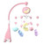 Julam Baby Musical Crib Mobile With Timing Function Projector Remote Control And Lights Anti-skid Rotating Music Box With Timing Function Newborn Musical Toy