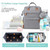 Yuxinw Baby Diaper Bag Backpack, Diaper Changing Station, Portable Changing Station Backpack For Boys Girls, Waterproof Changing Pad, Usb Charging Port, Pacifier Case, Sunshade And Toy Bar
