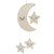 Sleeping Wooden Cloud And Raindrop Dream Catcher Hanging Plaque - Boys Nursery Decor Baby Mobile Star And Cloud Mobile B
