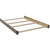 Delta Children Full Size Wood Bed Rails W0070, Textured Limestone