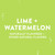 Aha Sparkling Water, Lime + Watermelon Flavored Water, Zero Calories, Sodium Free, No Sweeteners, 12 Fl Oz, 8 Pack