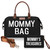 Faci Mommy Bag For Hospital, Diaper Bag With Mommy's Treasures Bag And Shoulder Straps, Large Travel Diaper Tote For Mom And Dad, Multifunction Baby Bag For Boys And Girls, Black