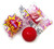 Sweetgourmet Medium Atomic Fireballs Wrapped Cinnamon Candy | 2 Pounds