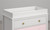 Little Seeds Changing Table Topper, White