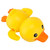 Baby Shower Duck Toy Plastic Kids Swimming Bathtub Duck Cartoon Children Bath Water Play Toy, Yellow