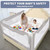 Bed Rail For Toddlers, Upgrade Bed Guard Rail For Toddlers，toddler Bed Rails For Twin Bed,baby Bed Rail Guard, Bed Rails Forr Full Size Queen King Bed,(grey,1 Piece, 78.7")