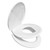 2 In 1 Toilet Seat With Built-in Training Seat Easy To Install V Shape White