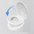 2 In 1 Toilet Seat With Built-in Training Seat Easy To Install V Shape White