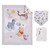 Disney Winnie The Pooh "so Loved" Crib Bedding Set, 3-pieces, Gray, Blue, White, Unisex, Pooh, Tigger, Eeyore, Piglet