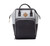 Bb Gear Backpack Diaper Bag With Adjustable Shoulder Strap, Gray
