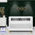 Evolur Art Deco Crib In White/gold