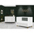 Evolur Art Deco Crib In White/gold