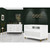 Evolur Art Deco Crib In White/gold