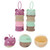 2pcs Baby Formula Dispenser Portable Milk Powder Dispenser Food Container Box