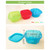 Jolly 10pcs 200ml Baby Food Supplement Box Baby Snack Storage Box Refrigerated Box Mini Portable Storage Box Sealed Box